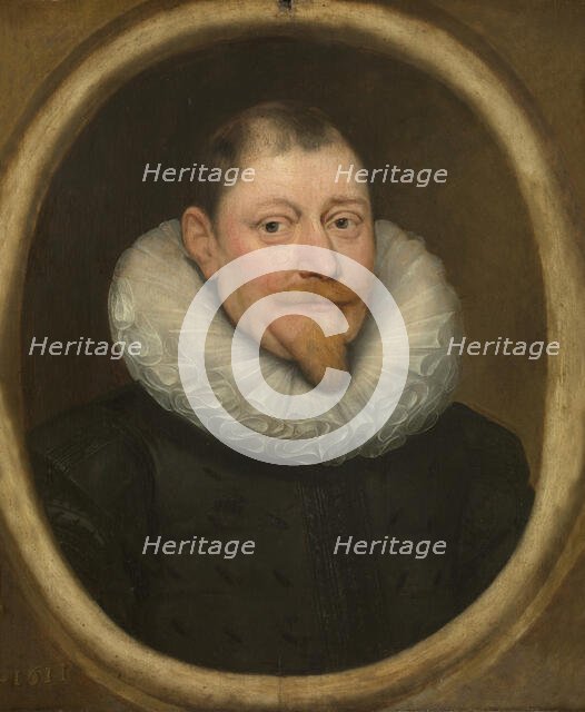 Portrait of a Man, 1611. Creator: Anon.