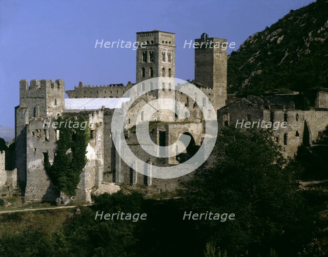 Overview of the Monastery of Sant Pere de Roda.