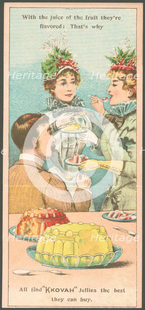 Kkovah Table Jelly, 1890s. Artist: Unknown