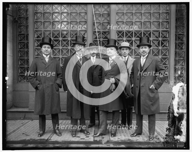 Ecuador delegation, between 1910 and 1920. Creator: Harris & Ewing.