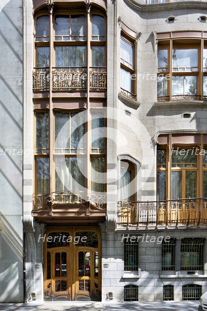 Hotel Solvay, 224 Avenue Louise, (1895-1903), c2014-2017. Artist: Alan John Ainsworth.