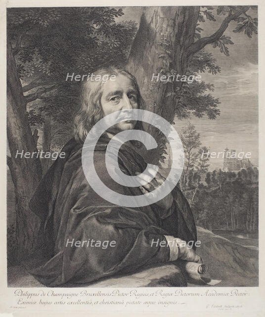 Philippe de Champaigne, 1676. Creator: Gerard Edelinck.