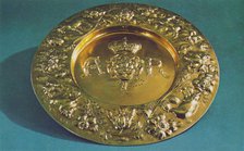 'Arms Dish, 1660', 1953. Artist: Henry Greenway.