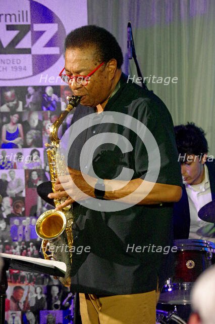 Vincent Herring, Joan Fort Trio plus Vincent Herring, Watermill Jazz Club, Dorking, Surrey, May 2025 Creator: Brian O'Connor.