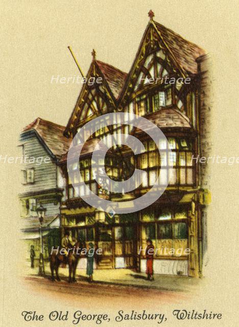 'The Old George, Salisbury, Wiltshire', 1936.   Creator: Unknown.
