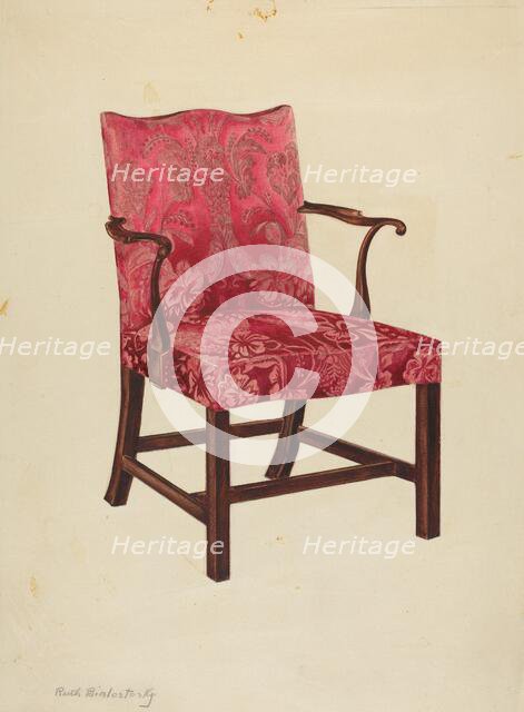 Side Chair, 1937. Creator: Ruth Bialostosky.