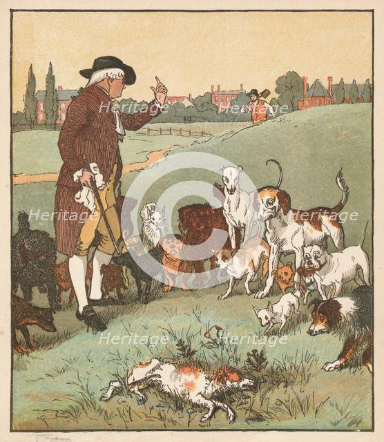 'The dog it was that died', c1879.  Creator: Randolph Caldecott.