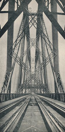 'Looking Through the Forth Bridge', 1926. Artist: Unknown.