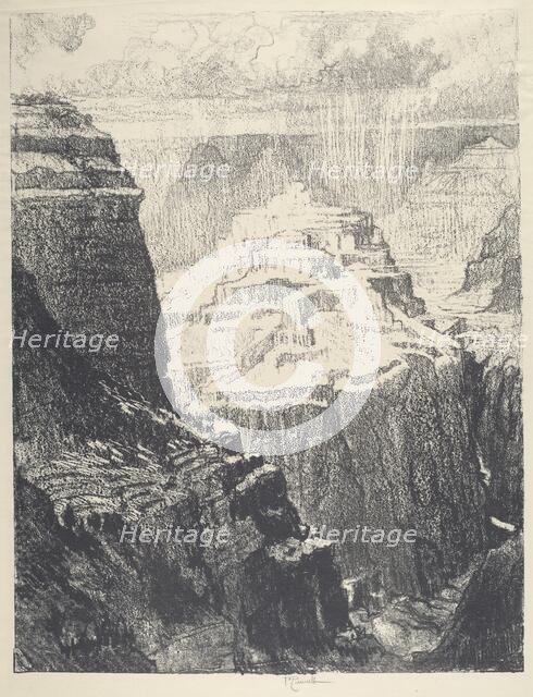 The Walled City, 1912. Creator: Joseph Pennell.