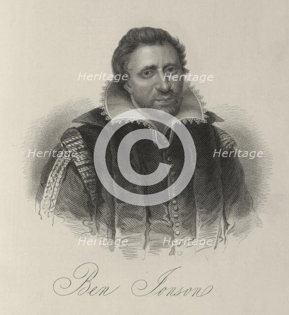Ben Johnson, c1600-c1637, (1834-1837). Creator: Samuel Freeman.