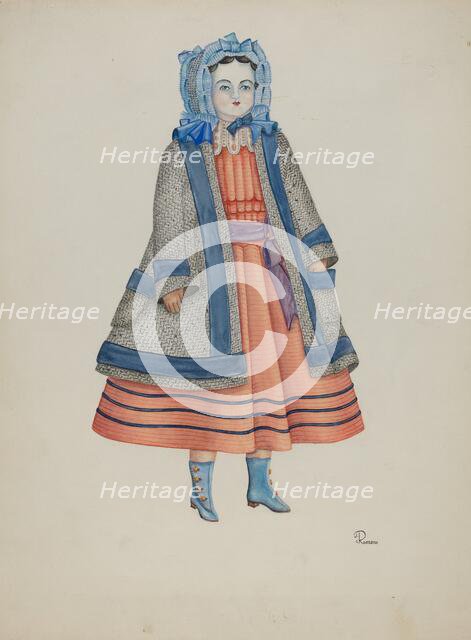 Doll - "Rose Bates", 1935/1942. Creator: Josephine C. Romano.
