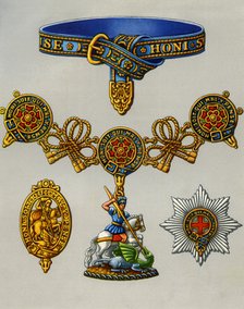 The Most Noble Order of the Garter, 1941. Artist: Unknown