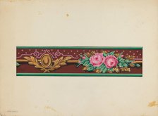 Wall Paper Border, c. 1937. Creator: John Garay.