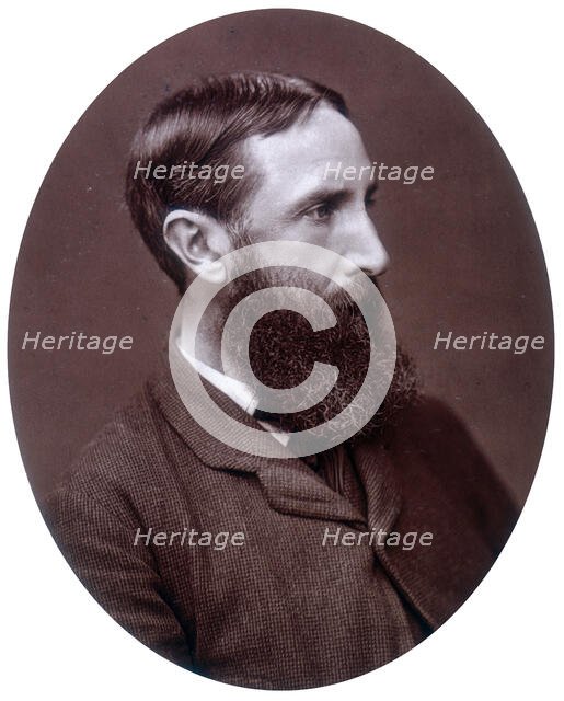 George Dunlop Leslie, artist and Royal Academician, 1882. Creator: Lock & Whitfield.