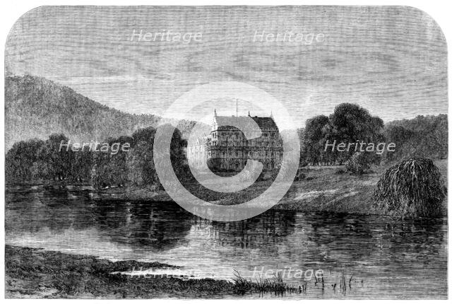 Queen Victoria's visit to Germany: Reinhardsbrunn, near Gotha, the residence of Her Majesty, 1862. Creator: S. R..