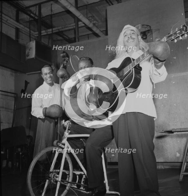 Portrait of Wesley Prince, Nat King Cole, and Freddie Moore, 1938. Creator: William Paul Gottlieb.