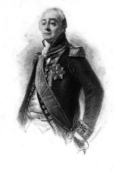 James Saumarez (1759-1836), 1st Baron de Saumarez, 1837.Artist: William Greatbach