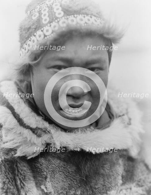 Hooper Bay youth, c1929. Creator: Edward Sheriff Curtis.