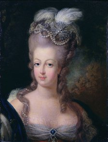 'Portrait of Queen Marie Antoinette of France', 1775. Artist: Jean-Baptiste André Gautier d'Agoty  