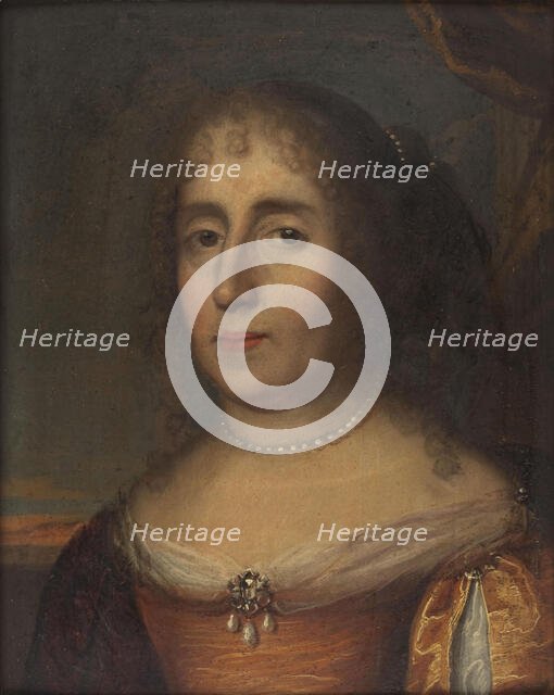 Portrait of Madeleine de Scudéry (1607-1701), 17th century. Creator: Anonymous.