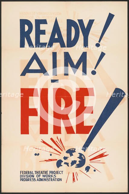 Ready! Aim! Fire!, [193-]. Creator: Unknown.