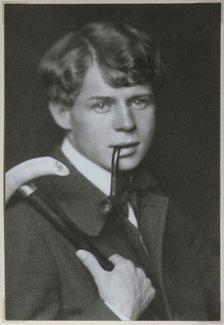 Portrait of the Poet Sergei Yesenin (1895-1925), 1919. Artist: Anonymous  