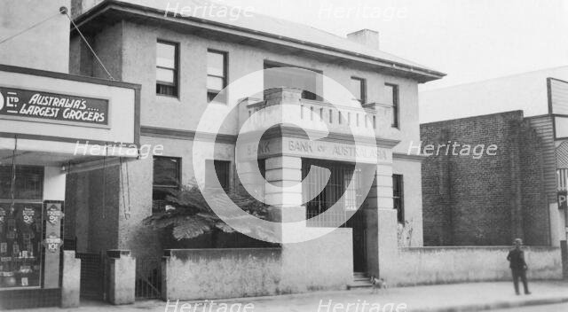 Bank of Australasia, Smith Street, Kempsey, New South Wales, 1935. Creator: Jack Bain.