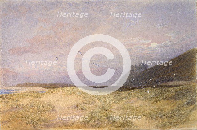 Harlech, 1862. Artist: Alfred William Hunt.