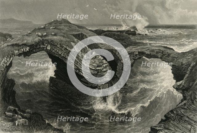 'Rocks at Ross. (Near Kilkee, Ireland)', c1870.