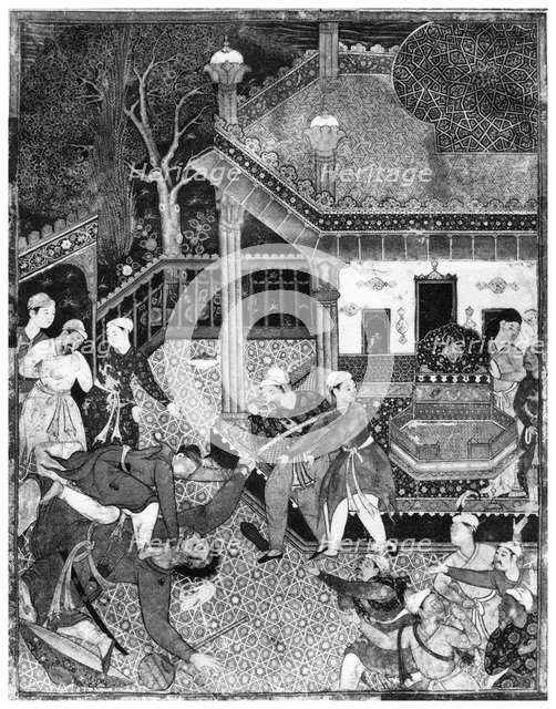 Miniature from the Dastan e-Amir Hamza, c1500 (1958). Artist: Unknown