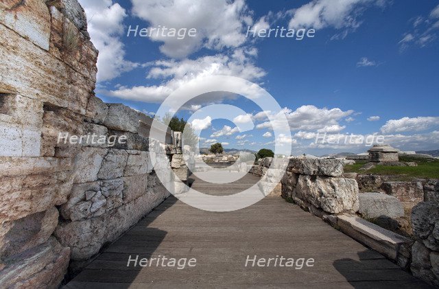 The South Gate at Eleusis, Greece. Artist: Samuel Magal
