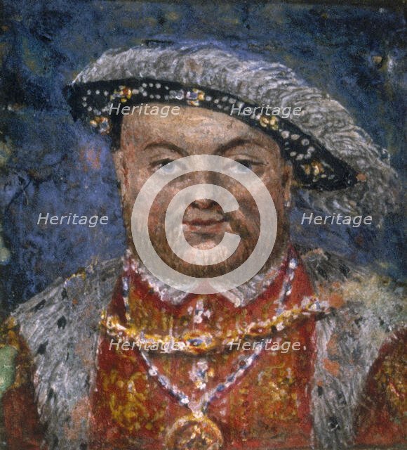 Portrait of Henry VIII, c1522-c1536 Creator: Unknown.
