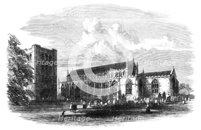 St. James’s Church, Bury St. Edmunds, lately restored, 1864. Creator: Unknown.