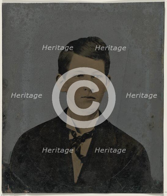 Portrait of young man, 1860s-1880s. Creator: Unknown.