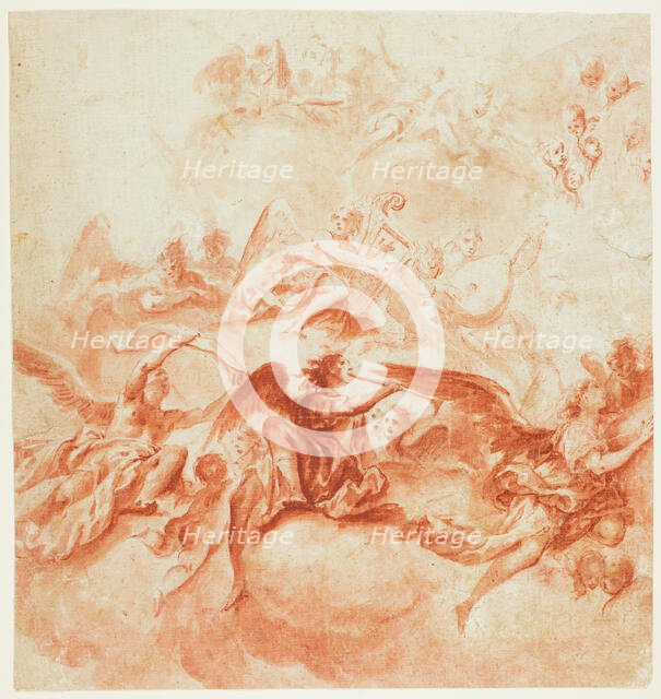 Music-Making Angels, n.d. Creator: Vittorio Bigari.