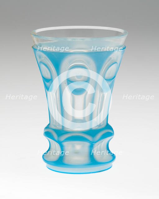 Beaker, Bohemia, c. 1845. Creator: Bohemia Glass.