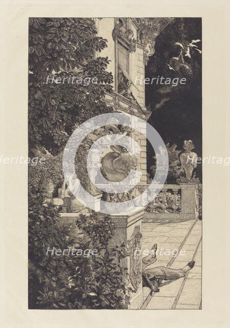 In Flagranti, 1883. Creator: Max Klinger.