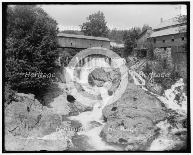 Falls above Brockway Gorge, Vt., between 1900 and 1906. Creator: Unknown.