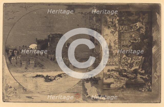 Le Château des hiboux (Castle of the Owls), 1877-1887. Creator: Felix Hilaire Buhot.