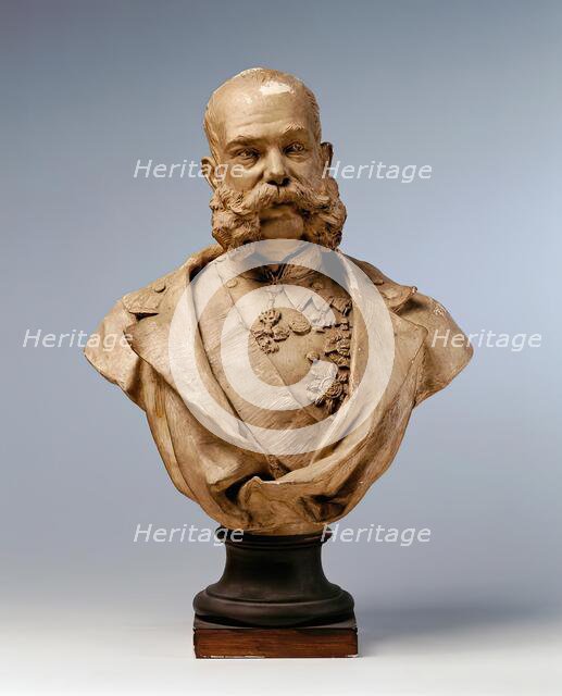 Emperor Franz Joseph I, around 1890. Creator: Stefan Schwartz.
