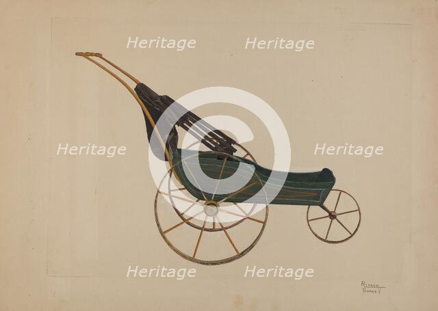 Doll Buggy, c. 1938. Creator: Richard Barnett.