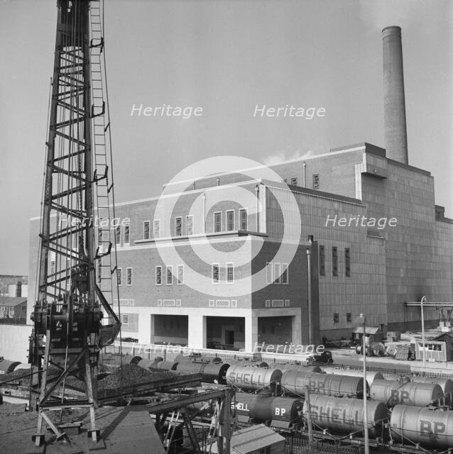 Plymouth 'B' Power Station, City of Plymouth, 07/05/1953. Creator: John Laing plc.