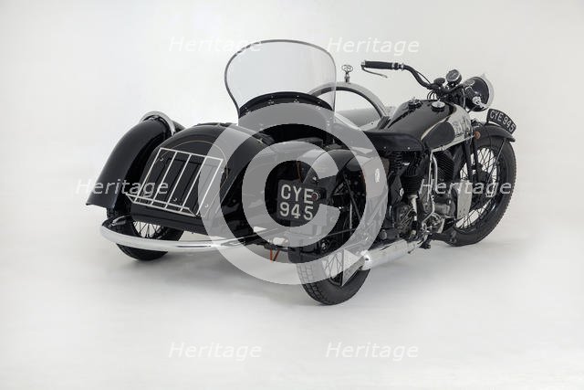 1936 Brough Superior 11-50 Special Combination. Creator: Unknown.