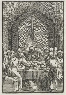 The Fall and Redemption of Man: The Last Supper, c. 1515. Creator: Albrecht Altdorfer (German, c. 1480-1538).