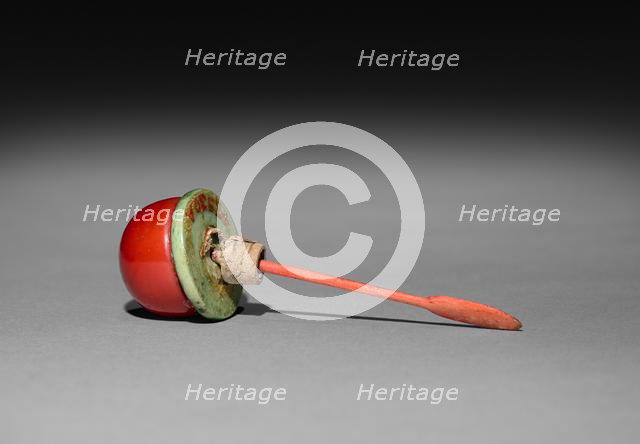 Snuff Bottle with Stopper (stopper), 1800s. Creator: Unknown.