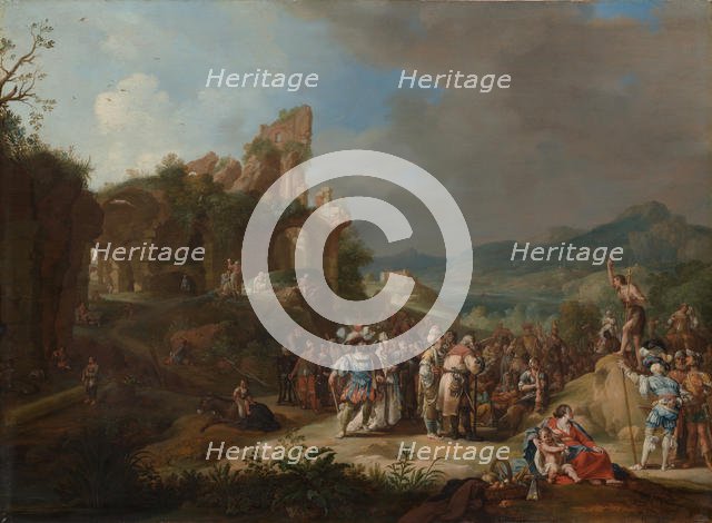 The Preaching of John the Baptist, 1634. Creator: Bartholomeus Breenbergh.