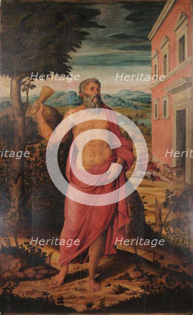 Saint Lazarus, 1569-1570. Creator: Roselli, Niccolò (active 1556-1580).