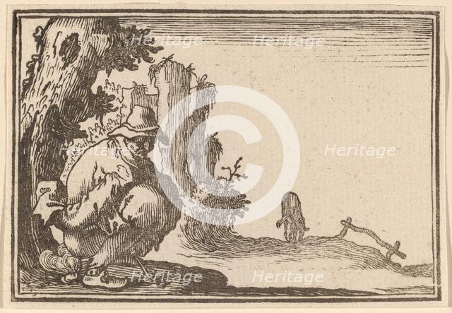 Peasant Defecating, 1621. Creator: Edouard Eckman.