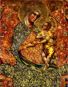 Madonna and Child Enthroned with two Angels. Artist: Veneziano, Paolo (ca 1330-ca 1360)