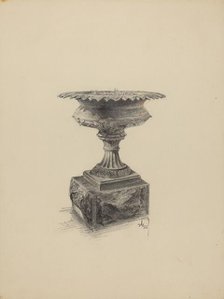Urn for Flowers, 1938. Creator: Ralph Atkinson.